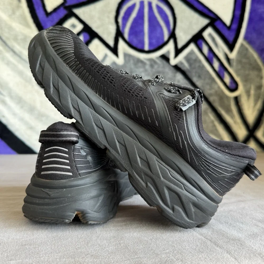 Size 8 - Hoka One One HOKA Bondi 7 Black W 1110519 BBLC